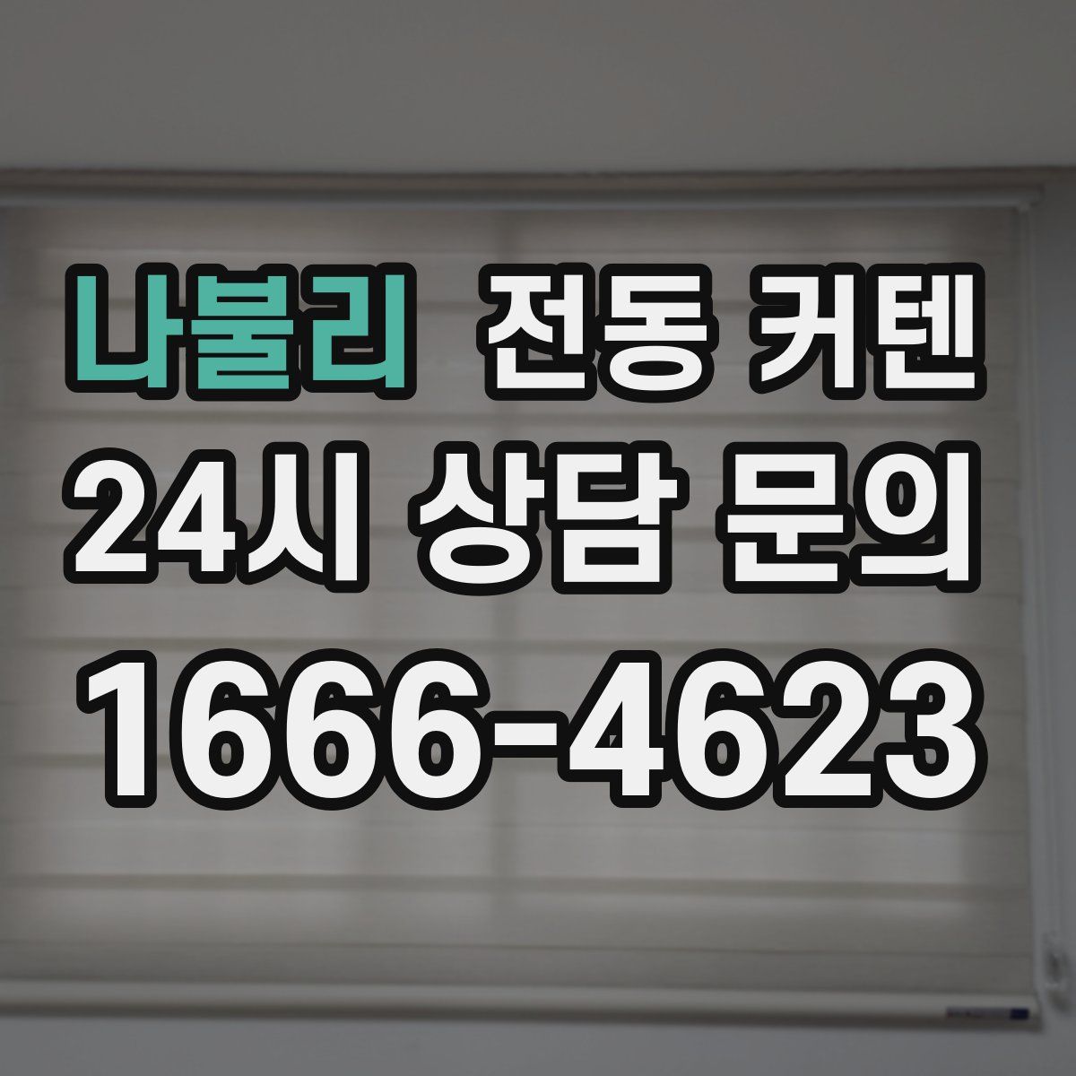 나불리 전동 커텐