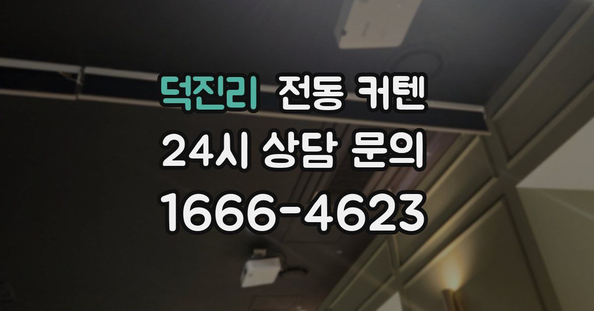 덕진리 전동 커텐