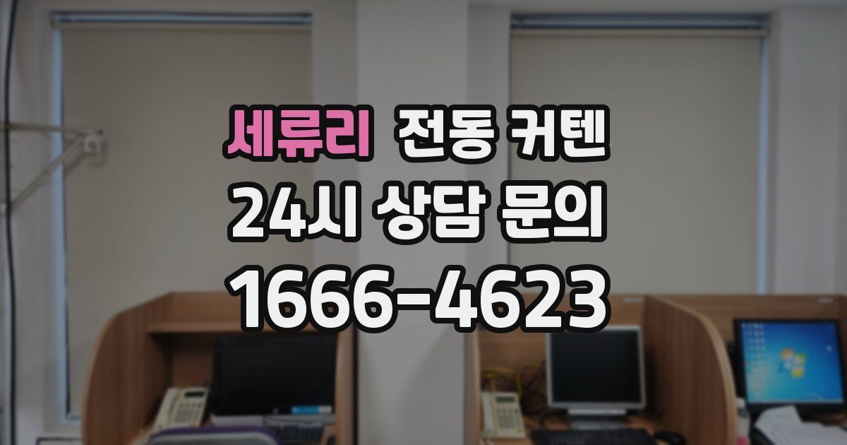 세류리 전동 커텐