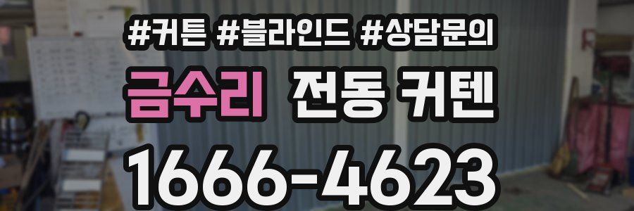 금수리 전동 커텐