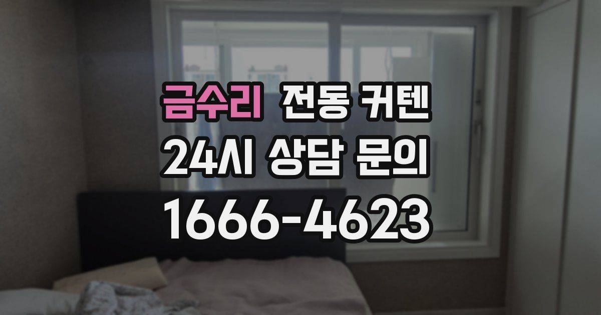 금수리 전동 커텐