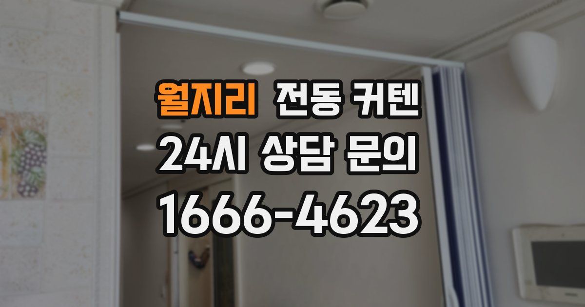 월지리 전동 커텐