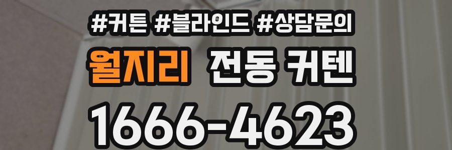 월지리 전동 커텐
