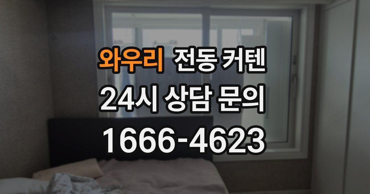 와우리 전동 커텐