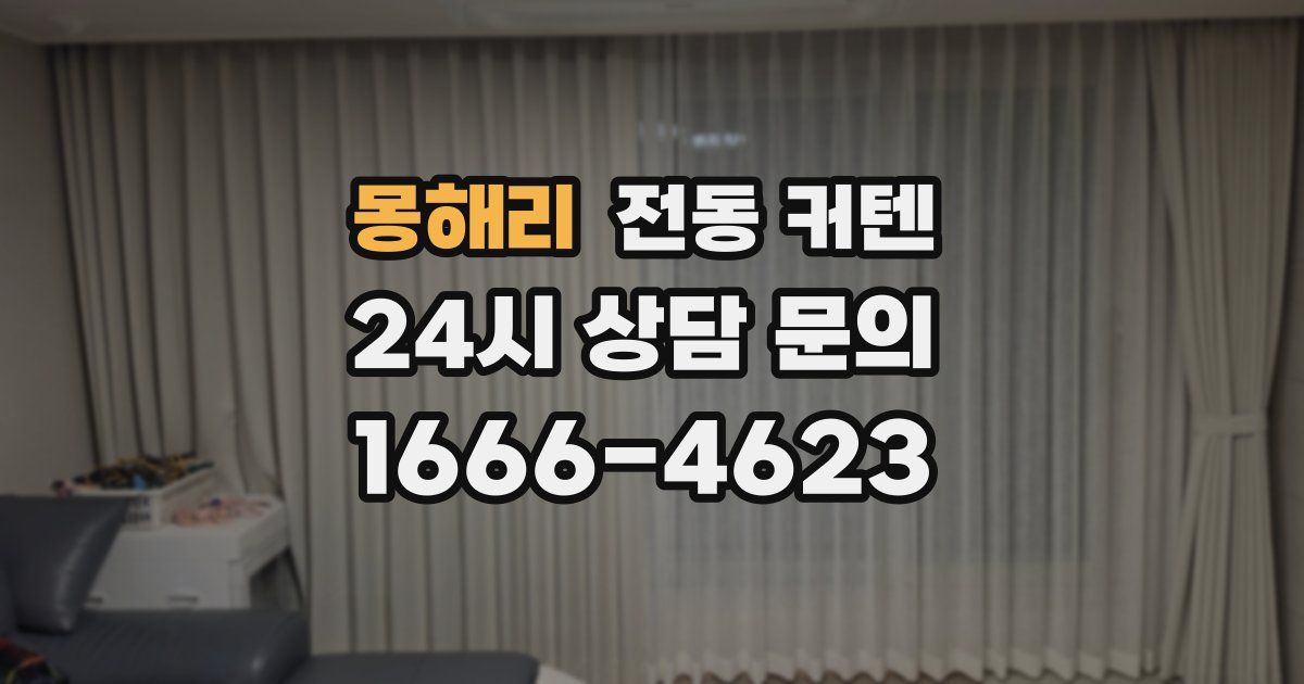 몽해리 전동 커텐