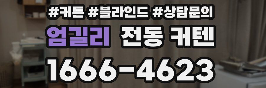 엄길리 전동 커텐