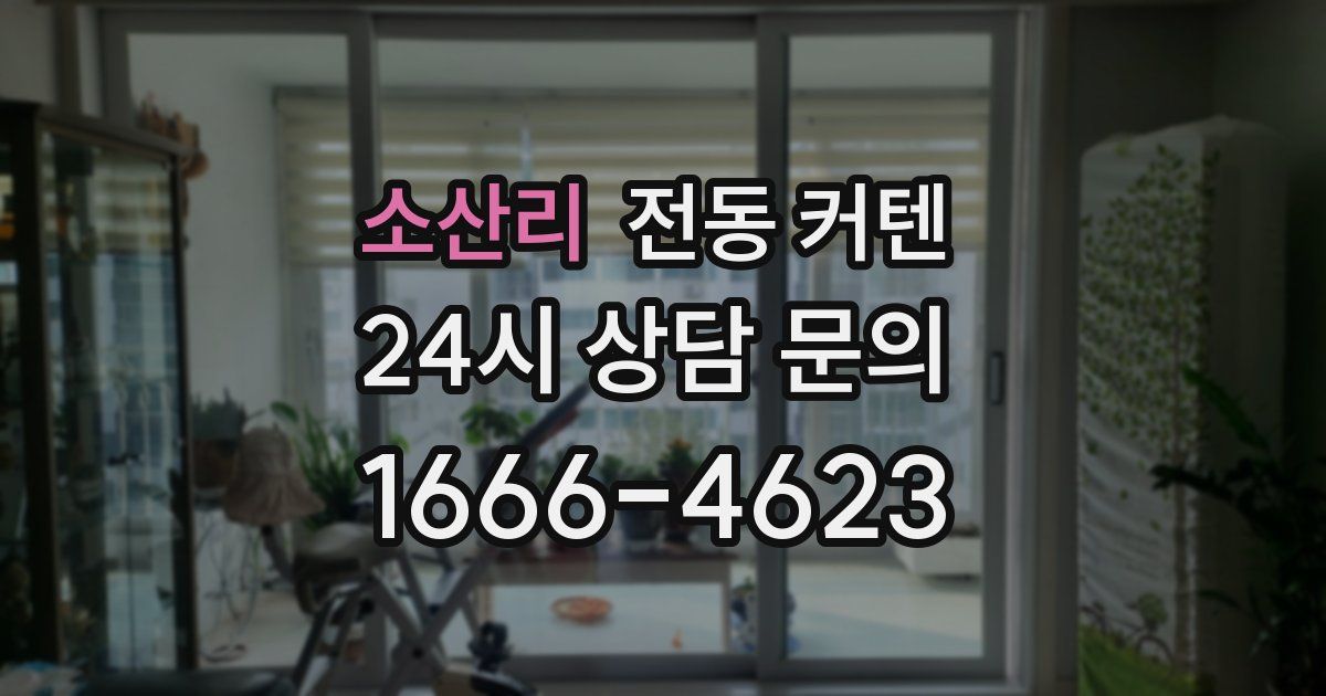 소산리 전동 커텐