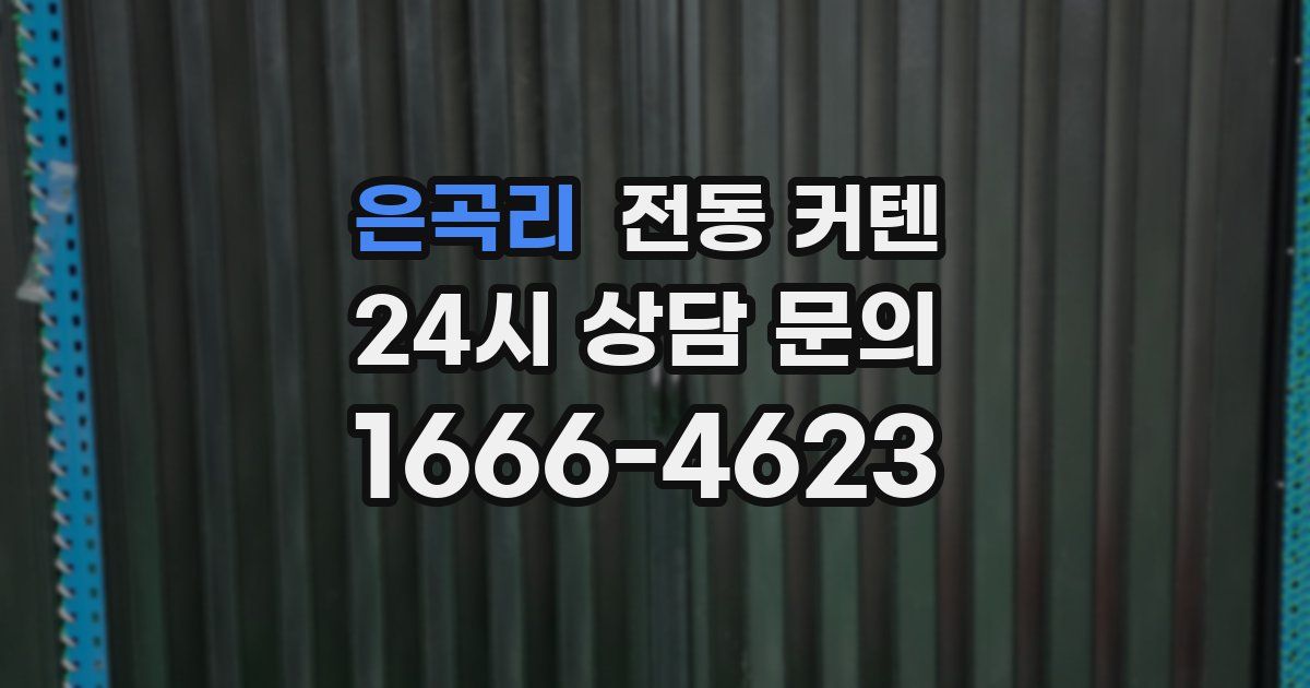 은곡리 전동 커텐