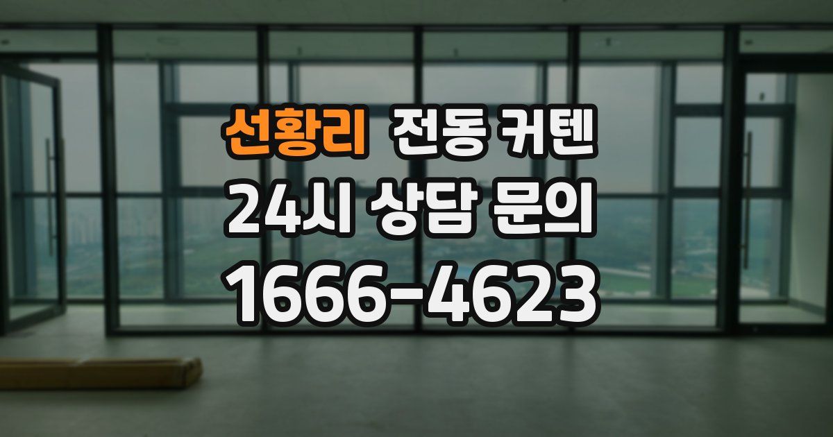 선황리 전동 커텐