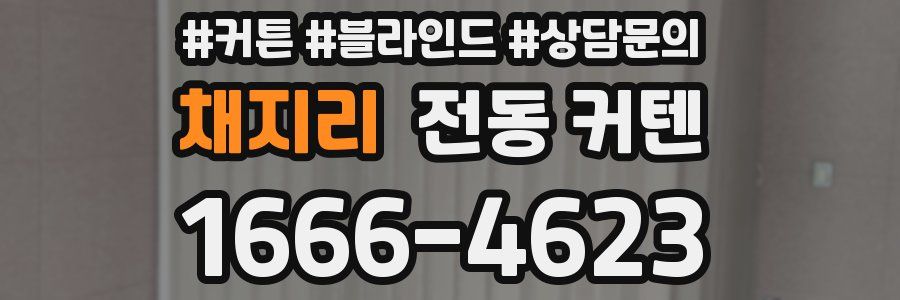 채지리 전동 커텐