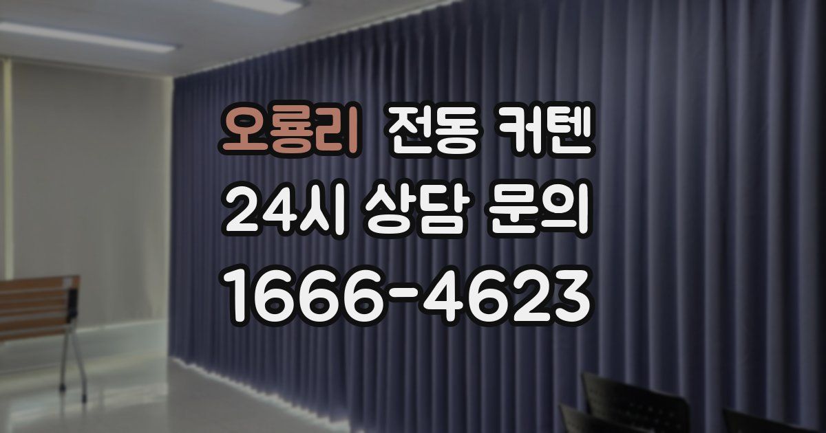 오룡리 전동 커텐