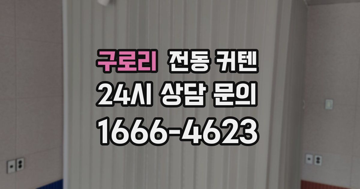 구로리 전동 커텐