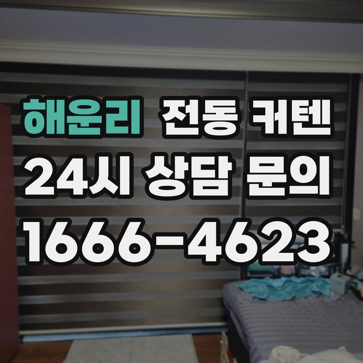 해운리 전동 커텐