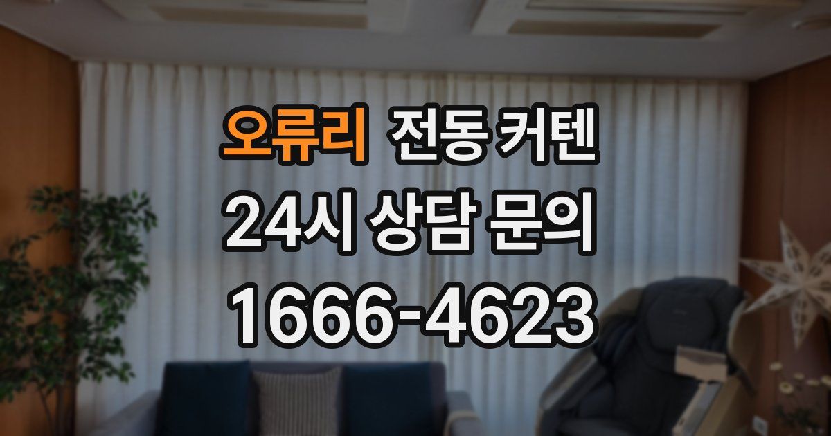 오류리 전동 커텐