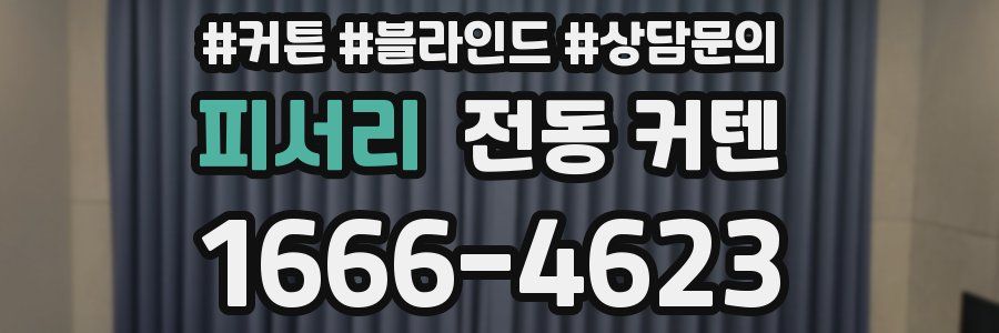 피서리 전동 커텐