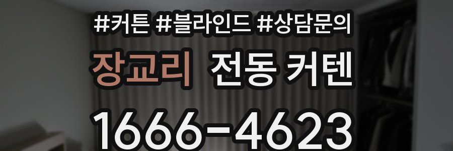 장교리 전동 커텐