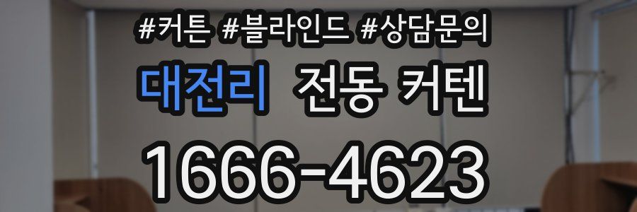 대전리 전동 커텐