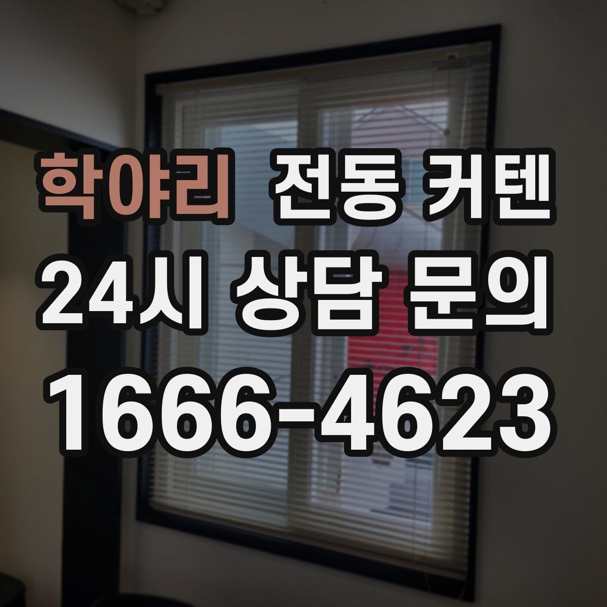 학야리 전동 커텐