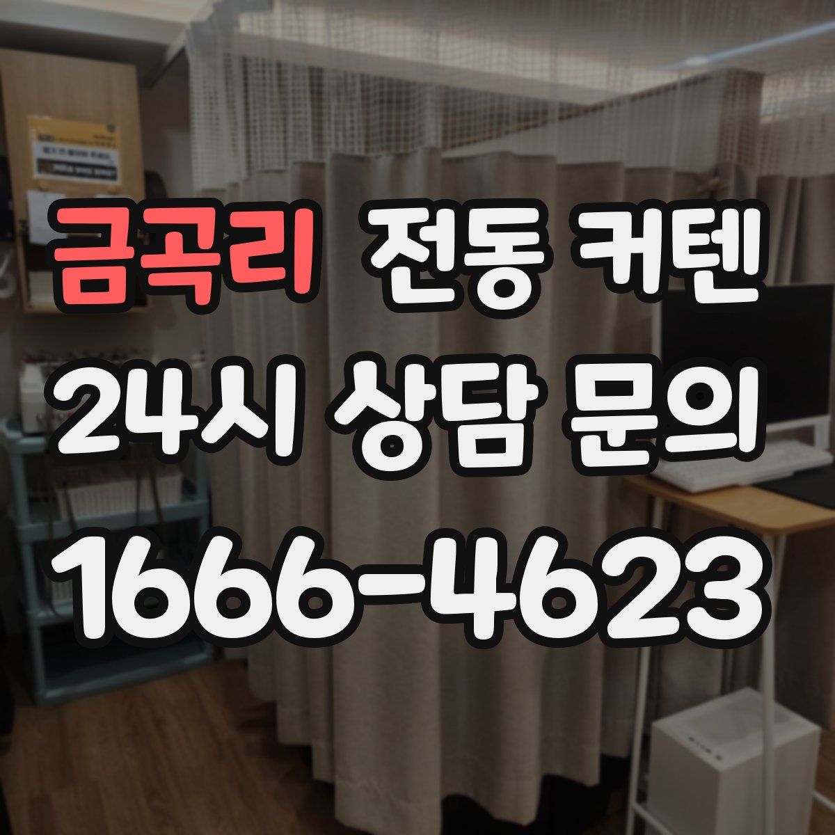 금곡리 전동 커텐