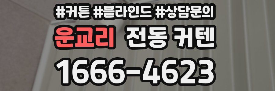 운교리 전동 커텐