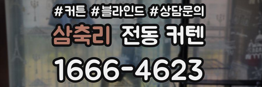 삼축리 전동 커텐