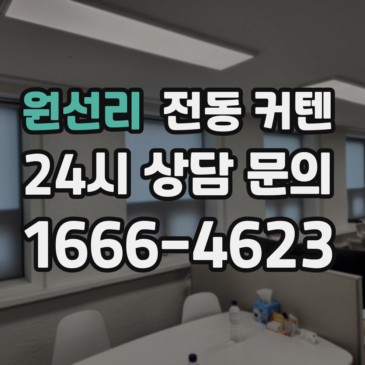 원선리 전동 커텐