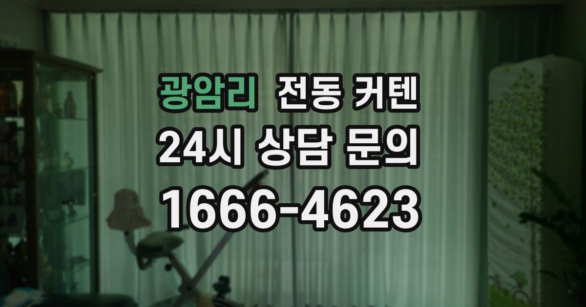 광암리 전동 커텐
