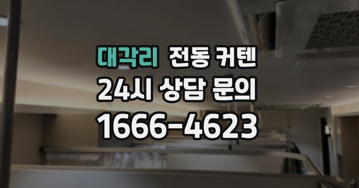 대각리 전동 커텐