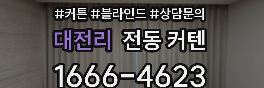 대전리 전동 커텐
