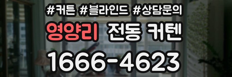 영양리 전동 커텐