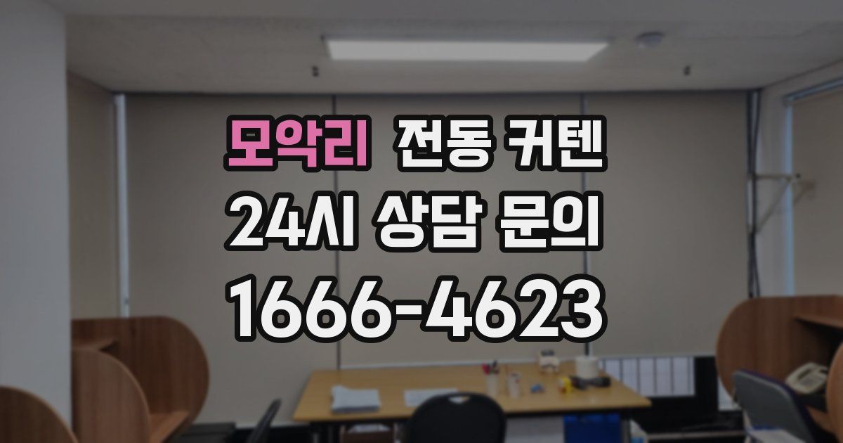 모악리 전동 커텐