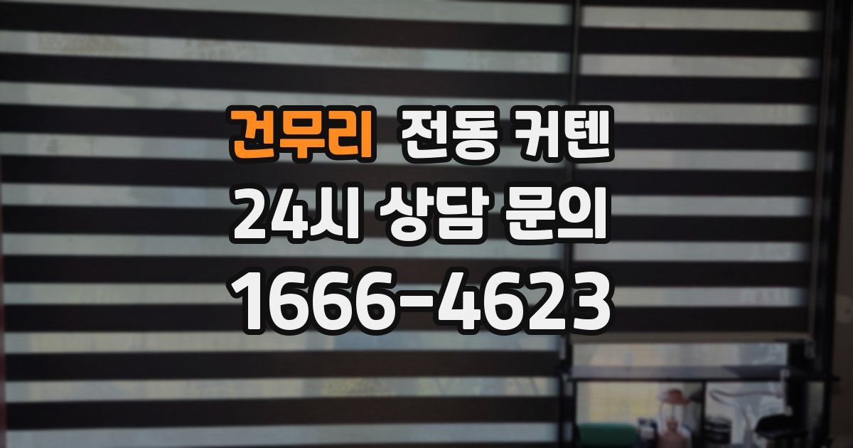 건무리 전동 커텐