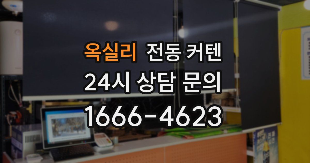 옥실리 전동 커텐