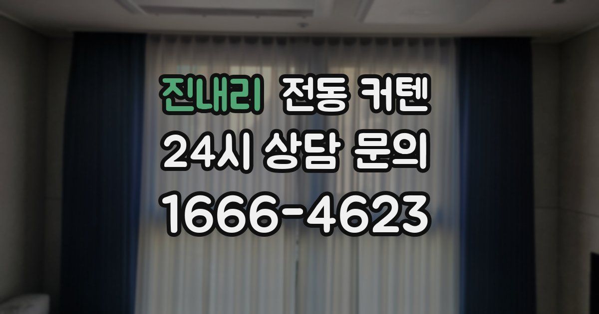 진내리 전동 커텐