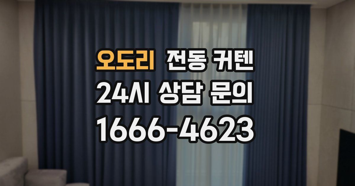 오도리 전동 커텐