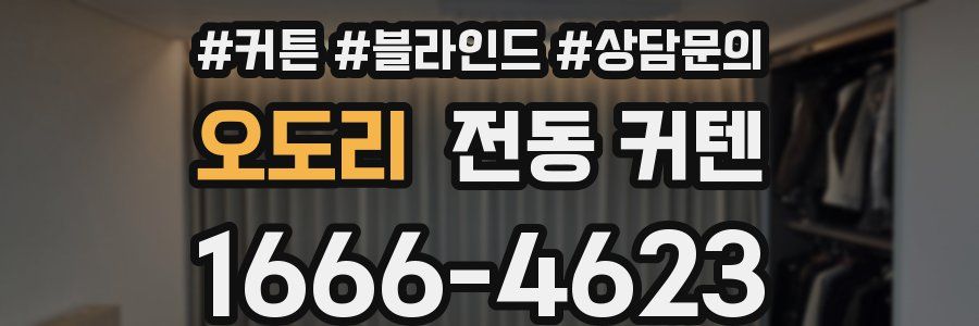 오도리 전동 커텐