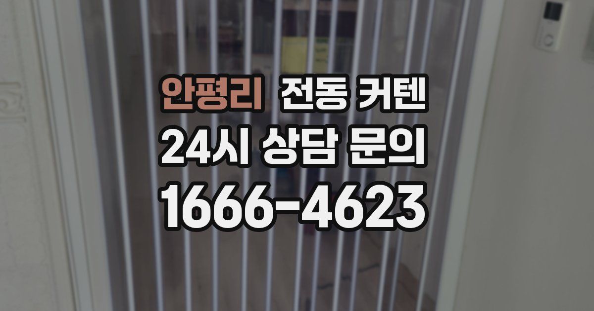안평리 전동 커텐