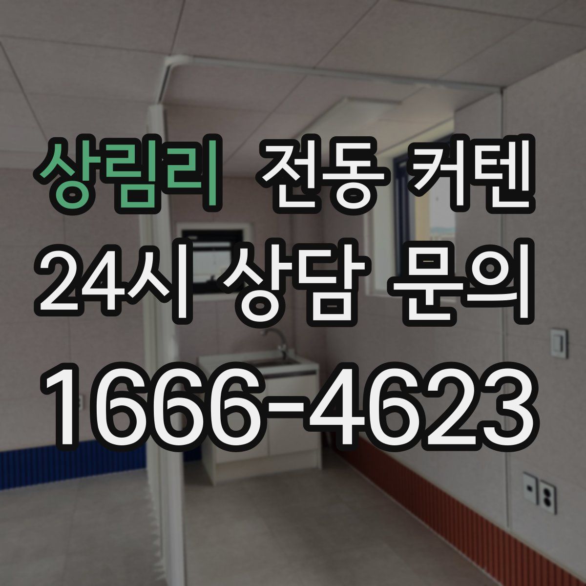 상림리 전동 커텐