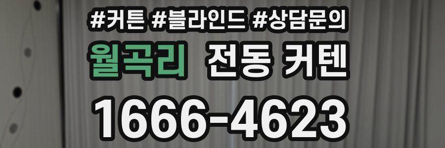 월곡리 전동 커텐