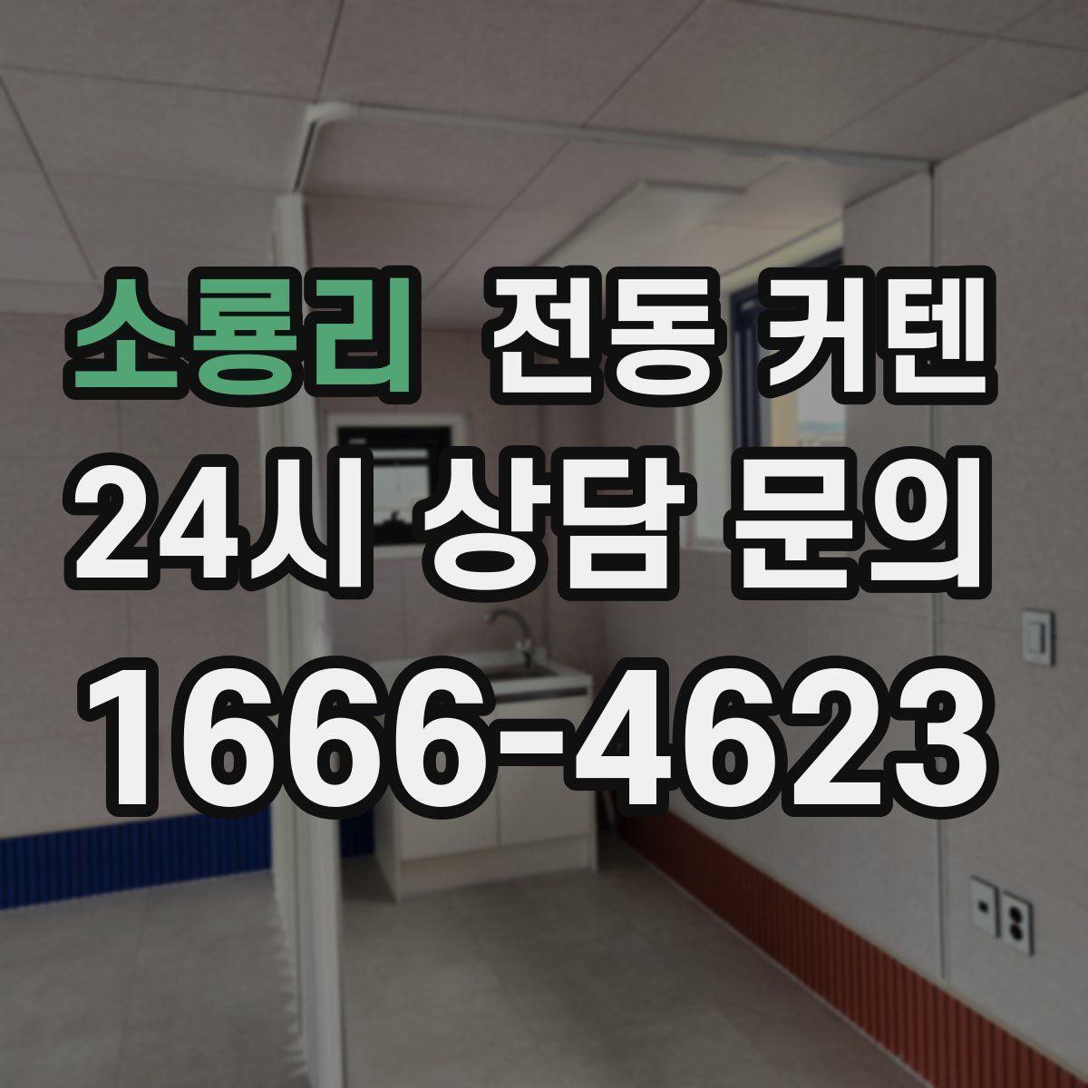 소룡리 전동 커텐