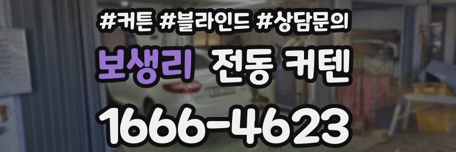 보생리 전동 커텐