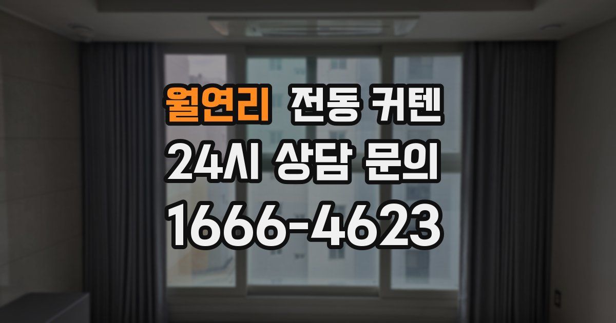 월연리 전동 커텐