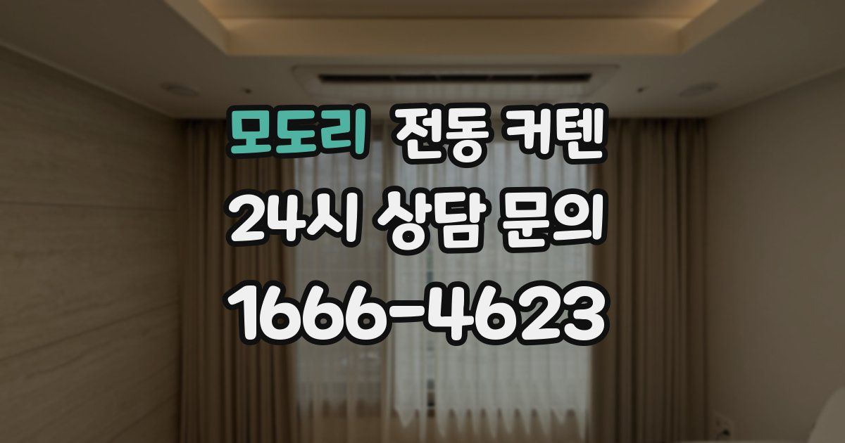 모도리 전동 커텐
