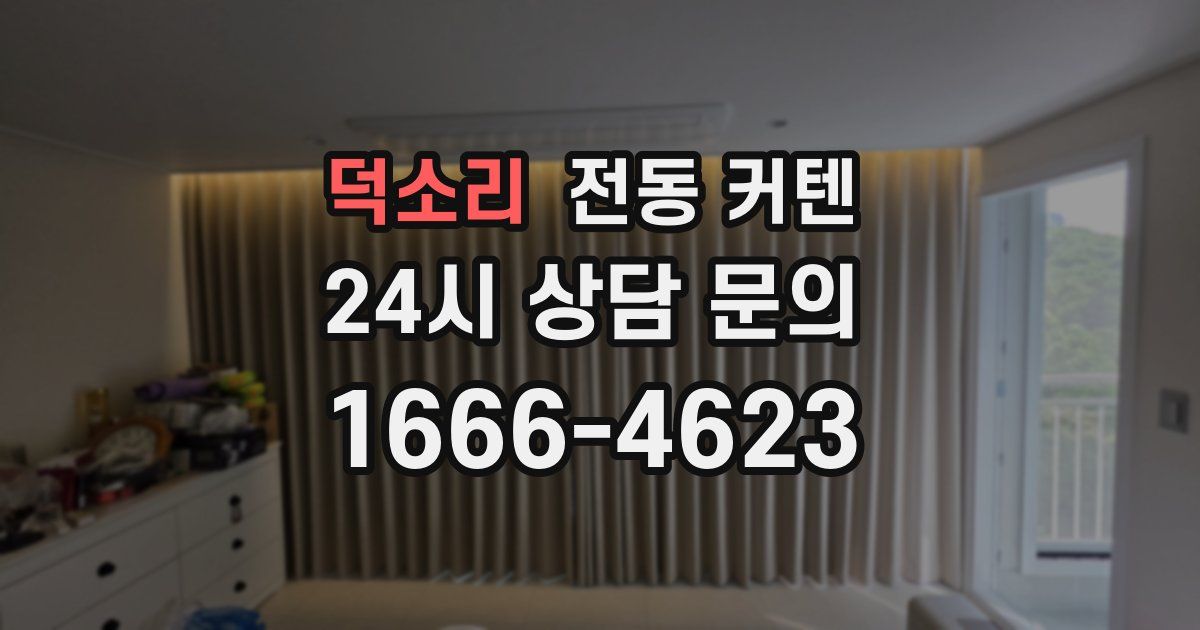 덕소리 전동 커텐