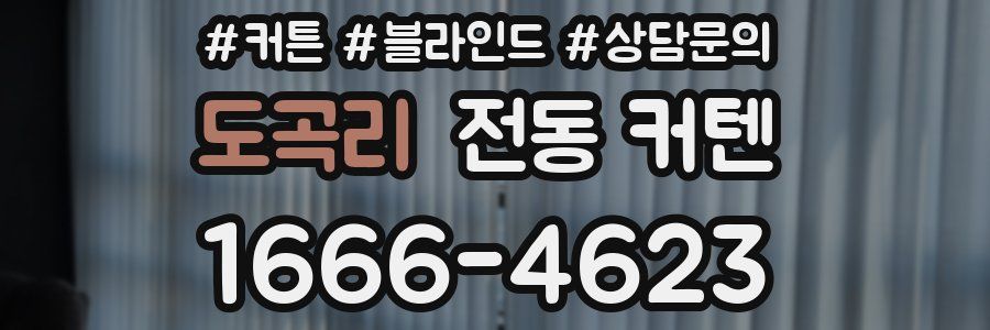 도곡리 전동 커텐