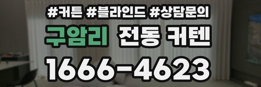 구암리 전동 커텐