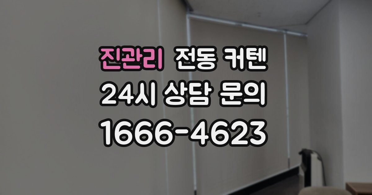 진관리 전동 커텐