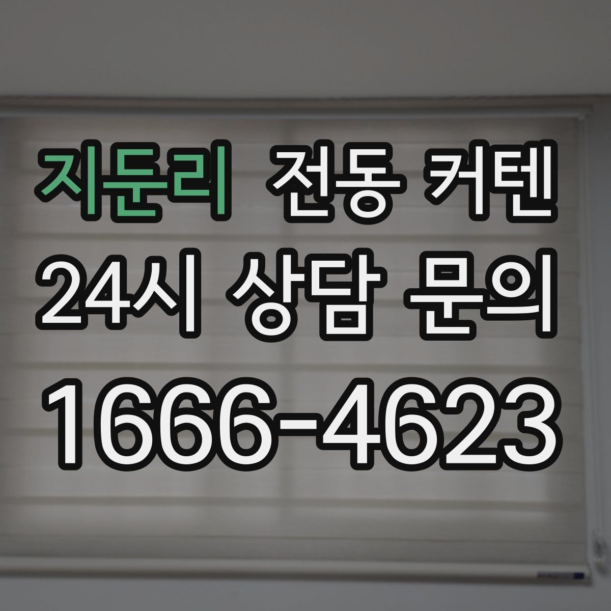 지둔리 전동 커텐