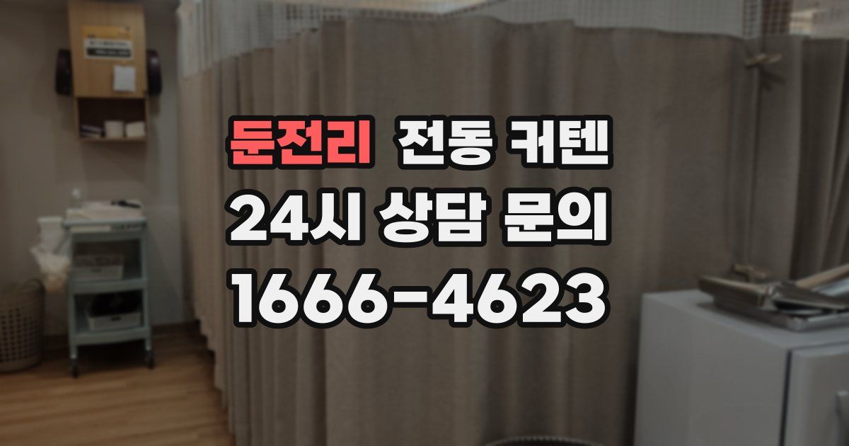 둔전리 전동 커텐