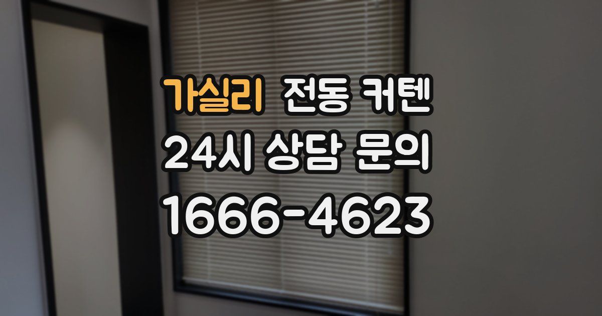 가실리 전동 커텐